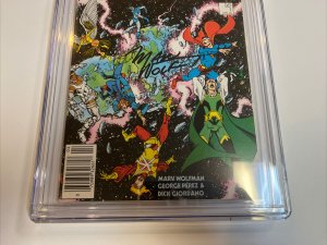 Crisis On The Infinite Earths 1985 # 1 (CGC 9.8 WP SS) CPV | Signed Wolfman |C2