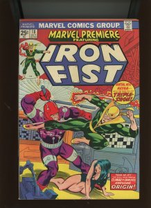 (1974) Marvel Premiere #18: BRONZE AGE! KEY ISSUE! ORIGIN CONCLUSION! (6.5/7.0)
