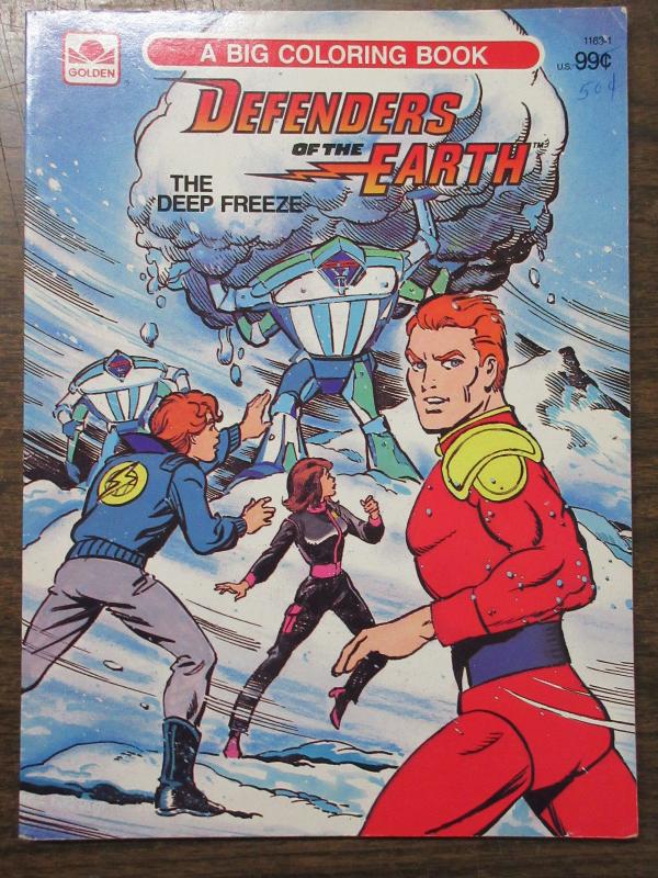 Defenders of the Earth: The Deep Freeze Golden Big Coloring Book Phantom Flash G