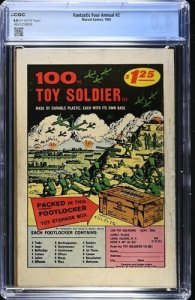 Fantastic Four Annual #2 1964 Marvel Comics CGC 4.0 Doctor Doom