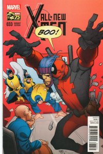 All New X-Men #33 - 75th Anniversary Deadpool Variant - (High Grade) 2014