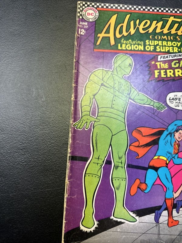 Adventure Comics #357-1967 vg/fn Legion Of Super-Heroes / Superboy?