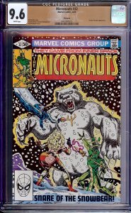 Micronauts #32 (Marvel, 1981) CGC 9.6