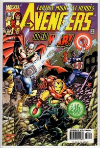 Avengers #21 Direct Edition (1999) 9.4 NM