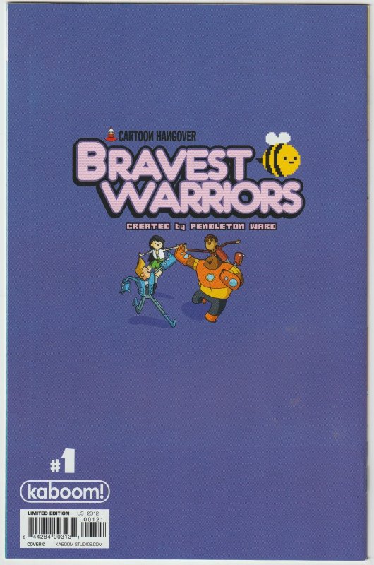 Bravest Warriors #1 (Oct 2012, KaBoom), NM-MT condition (9.8), cover C