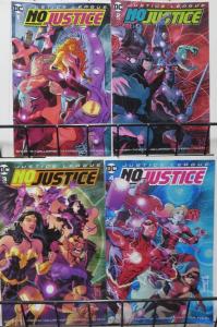 JUSTICE LEAGUE: NO JUSTICE (DC, 2018) #1-4 COMPLETE! VF-NM Snyder, Williamson