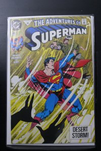 Adventures of Superman #490 Newsstand Edition (1992)