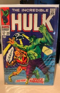 The Incredible Hulk #103 (1968) 1.5 FR/GD