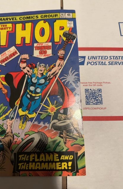 Thor #247 (1976)the flame and the hammer