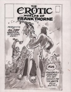 The Erotic Worlds of Frank Thorne Cover Prelim By Frank Thorne- Ghita of Alizarr