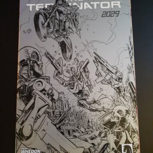 Terminator 2029 #1 VF Limited Variant Comic Dark Horse 100 Silver Cover T-800