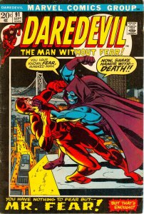 Daredevil #91 VG ; Marvel | low grade comic 1st Appearance Mister Fear III