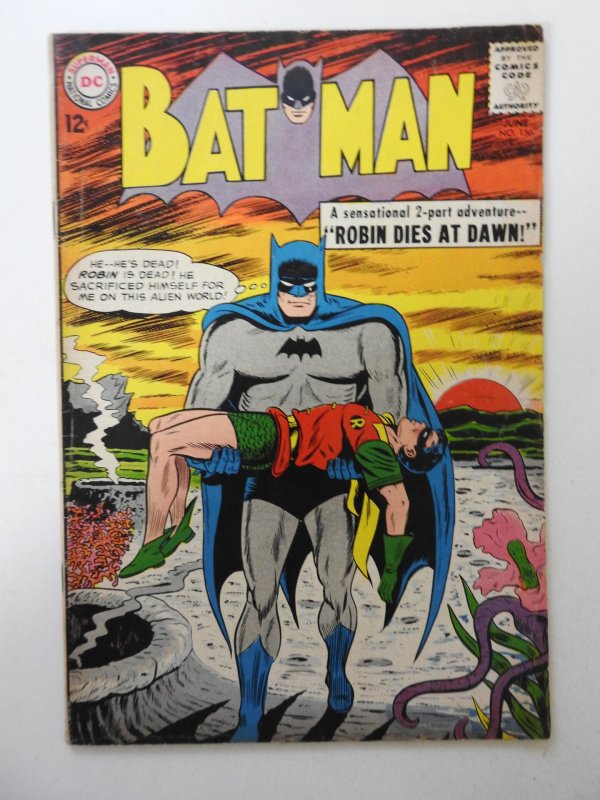 Batman #156 (1963) VG Condition! Moisture stain back cover