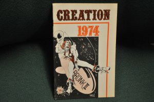 CREATION COMIC CONVENTION PROGRAM 1974 WRIGHTSON CHAYKIN FINE
