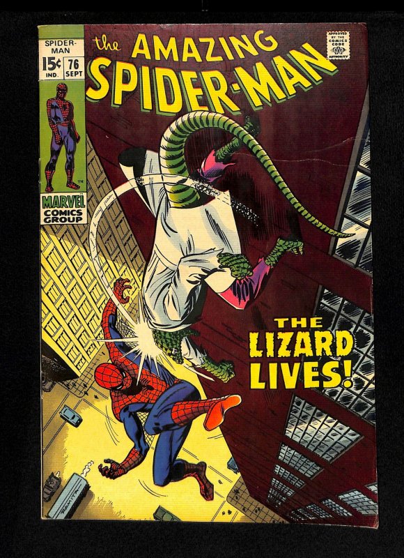 Amazing Spider-Man #76 Lizard Appearance!