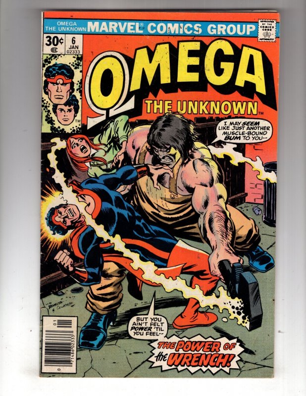 Omega the Unknown #6 (1977) Classic Bronze Age MARVEL !!! / ID#22