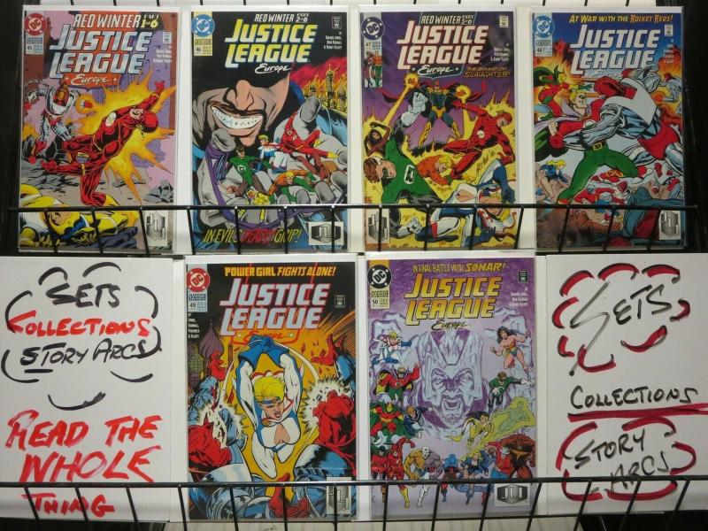 JUSTICE LEAGUE EUROPE 45-50 Red Winter complete story