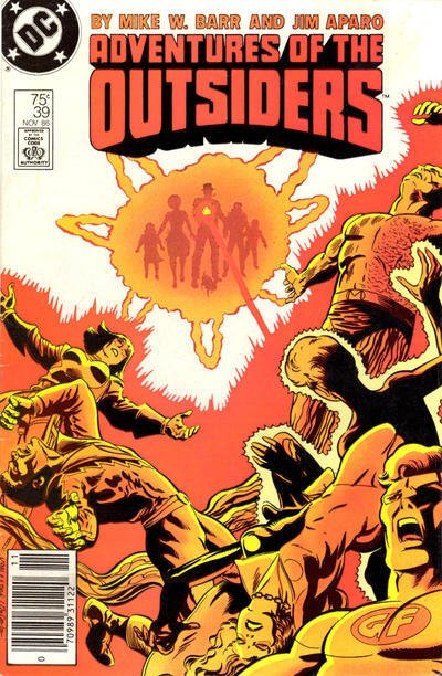 Adventures of the Outsiders, The #39 (Newsstand) VG ; DC | low grade comic Black