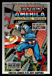 Captain America Collector's Preview (1995) Great John Byrne Cover! / EBI#2