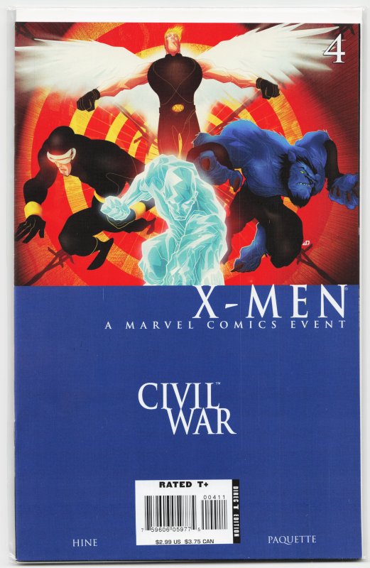 Civil War: X-Men #4 (2006) X-Men
