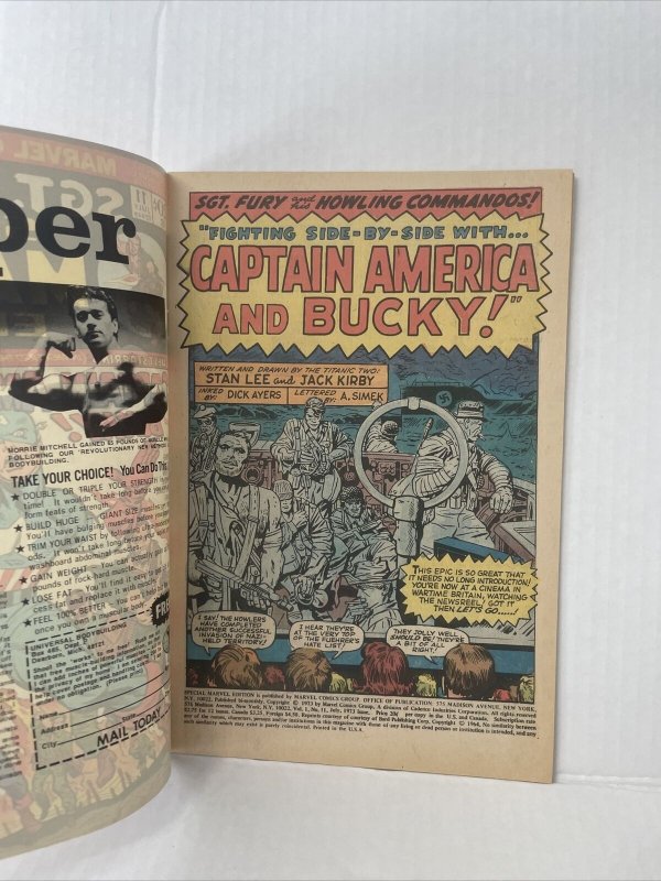 Sgt Fury Special Marvel Edition #11