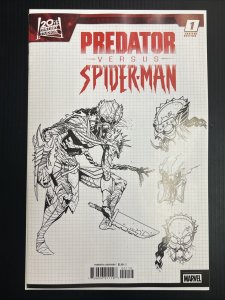 Predator Vs. Spider-Man #1 1:10 DESIGN VARIANT 2025 NM+ IN-HAND PROSHIPPER