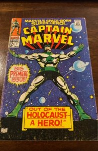 Captain Marvel #1 (1968)1st solo series -see description