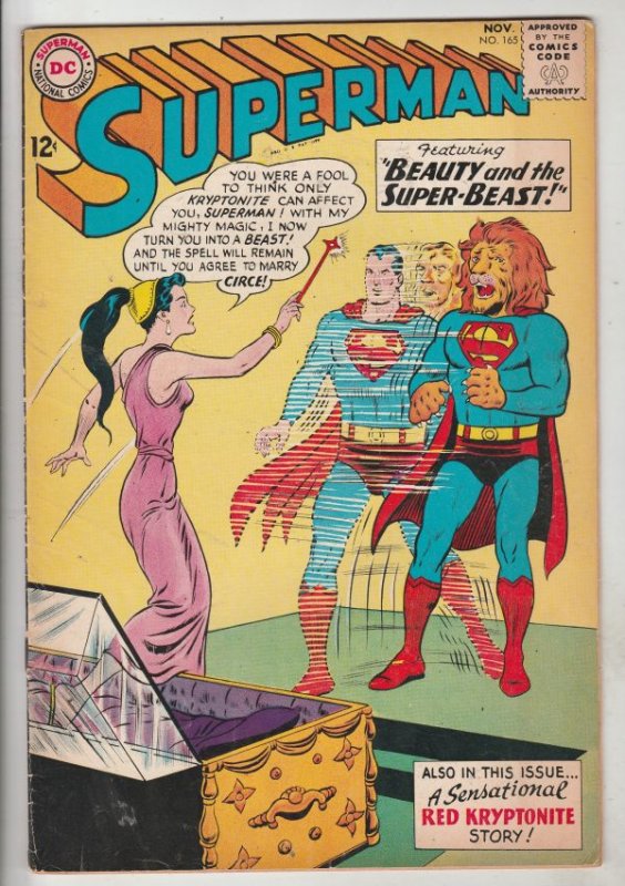 Superman #165 (Nov-63) FN/VF+ High-Grade Superman, Jimmy Olsen,Lois Lane, Lan...