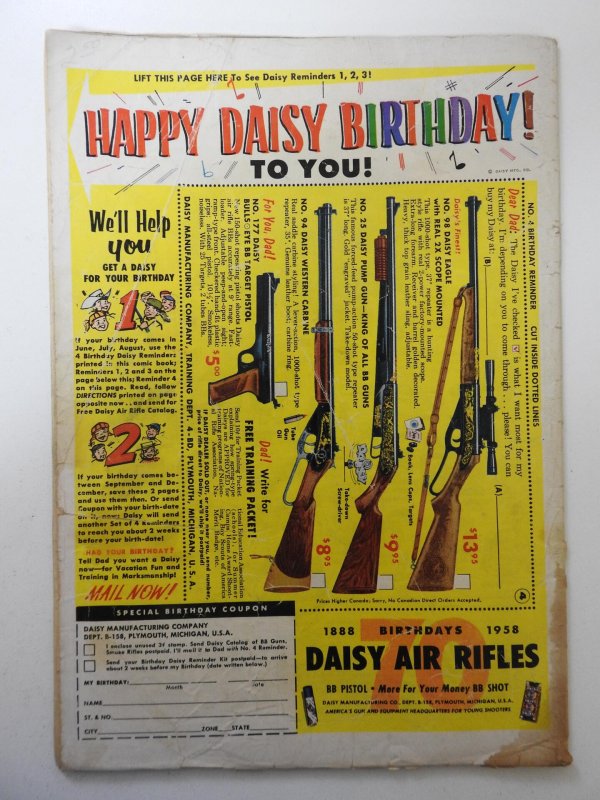 Fox and the Crow #50 (1958) GD+ Condition Moisture stain