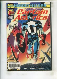 CAPTAIN AMERICA VOL.3 #1 (9.2) SIGNED MARK WAID!! 1998