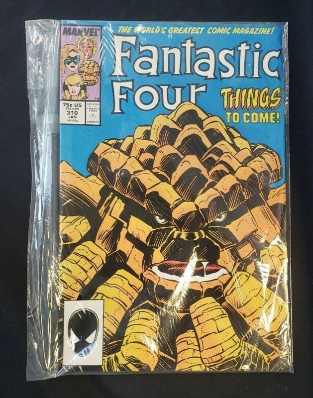 FANTASTIC FOUR 5PC (FN+/VF) ISSUES #306-10, THE MARVEL RAGE! MS. MARVEL 1987-88 