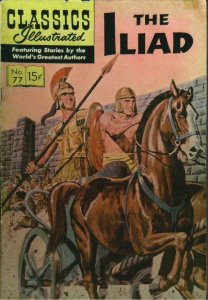 Classics Illustrated #77 Variant Cover (1950) - The Iliad