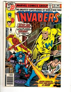 Lot Of 5 Invaders Marvel Comic Books # 31 35 37 38 39 Captain America Namor CR41