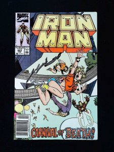 Iron Man #253  Marvel Comics 1990 Vf+ Newsstand