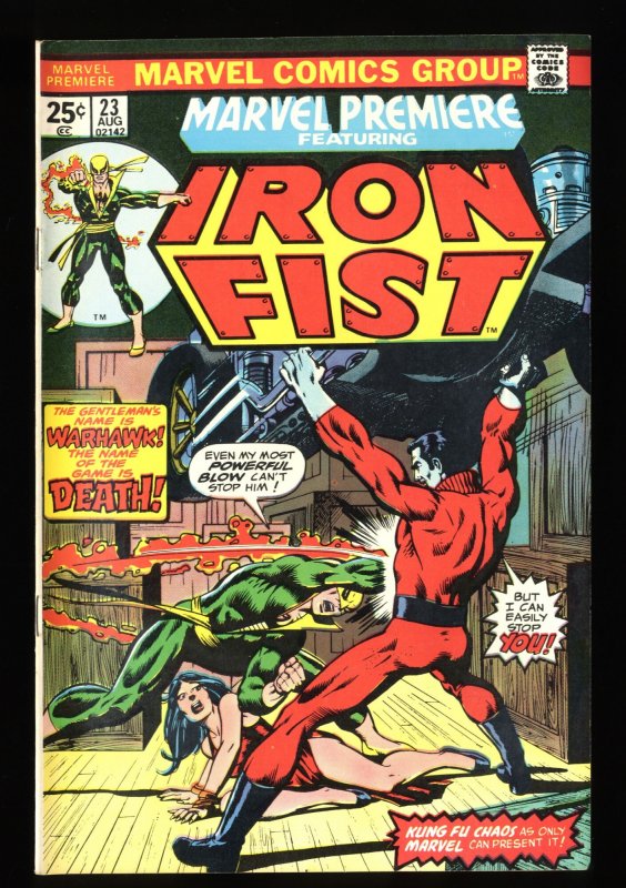 Marvel Premiere #23 NM- 9.2 Iron Fist!