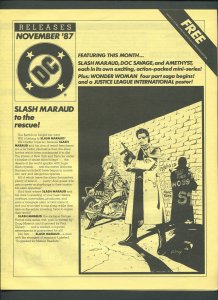 DC Releases Promotional Flyer #42  / Slash Maraud /  November 1987