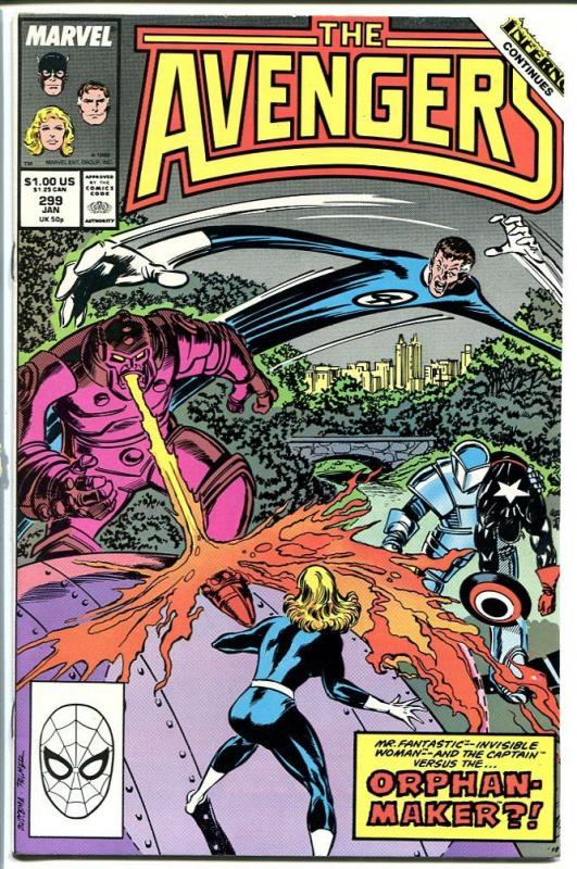 AVENGERS #299-CAPTAIN MARVEL-HIGH GRADE VF/NM