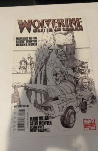 Wolverine #66 Third Print Cover (2008)quesada sketch