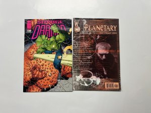 2 Books Image Comics Savage Dragon #72 Wildstorm Planetary #7 3 JW13