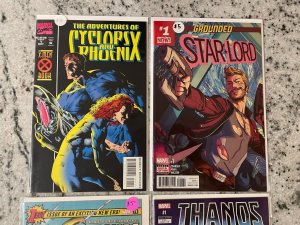 4 Marvel Comics Thanos Annual 1 Champions 19 Starlord 1 Cyclops 1 NM 1st 53 J801 