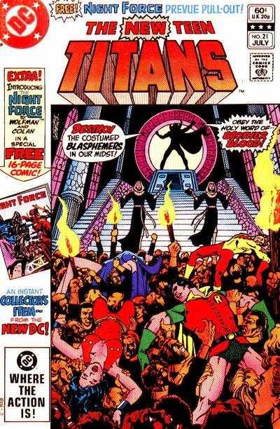 New Teen Titans (1980 series) #21, VF- (Stock photo)