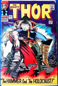 Thor #127 (1966) HOT KEY! 1st APP of Pluto/Hades & 1st Hippolyta! Odin VF Sharp!