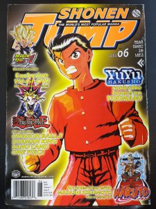 Shonen Jump #6 (Volume 1, Issue 6) June 2003 - YuYu Hakusho cover (damaged)