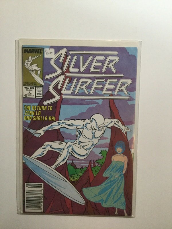 Silver Surfer 2 Near Mint- Nm- 9.2 Marvel