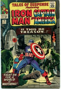 TALES OF SUSPENSE #70 1965---IRON MAN-CAPT AMERICA-NAZI VG-