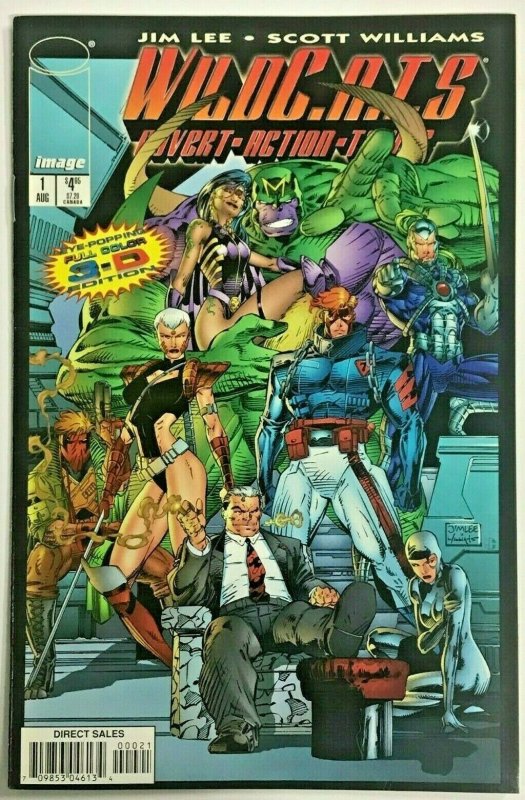 WILDCATS#1 VF/NM 1997 3-D EDITION JIM LEE IMAGE COMICS