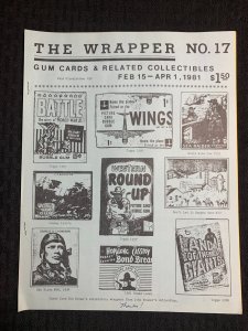 1981 THE WRAPPER Non-Sports Collectibles Fanzine #17 VG+ 4.5 Western Round Up