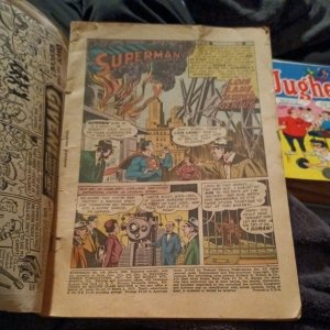 Superman #104 1956-DC -Super-Family From Outer Space-TV set cover golden age