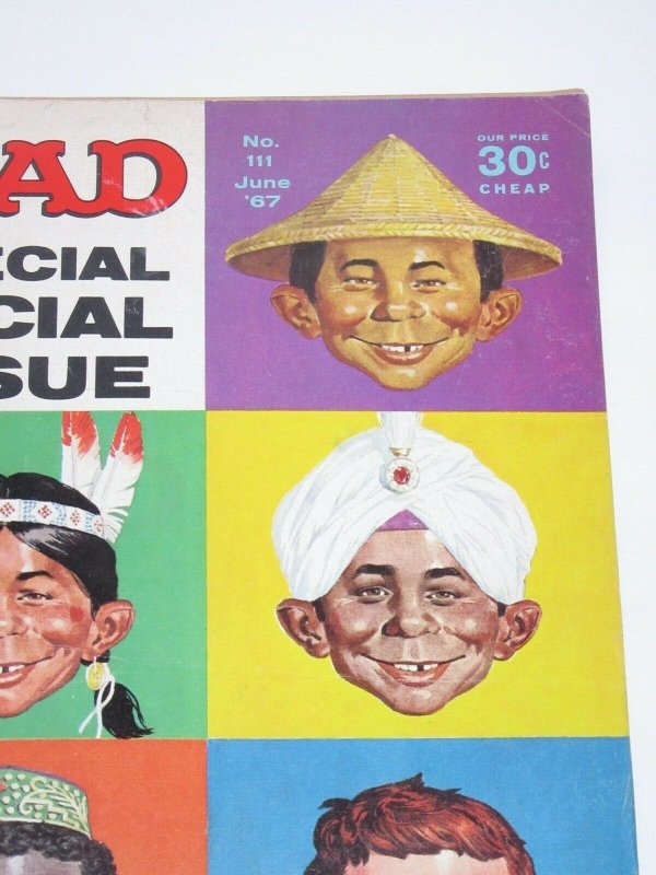 Mad Magazine #111 Norman Mingo Cover June 1967 EC Publications GD