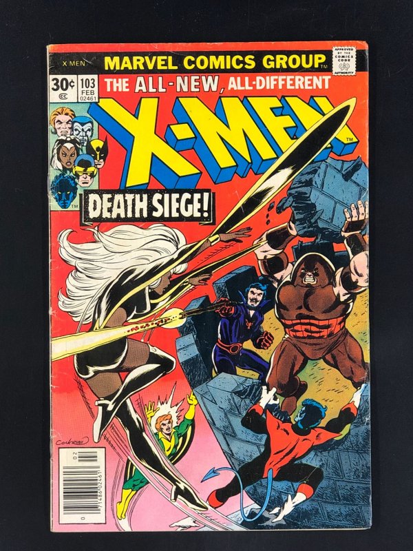 The X-Men #103 (1977) VG- 1st Time Wolverine is Called Logan!